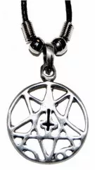 Gothic Halskette Pentagram & Kreuz