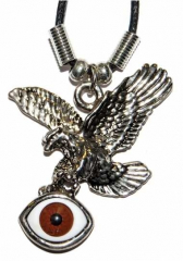 Gothic Halskette Adler und Auge