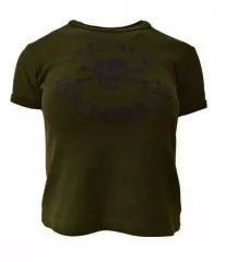 Armee grünes Top Totenkopf