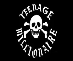 Teenage Millionaire - Black cotton scarf