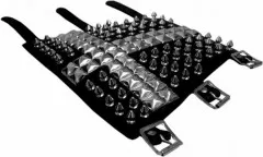 Leather Wristband - 68 Killer Studs & 42 Pyramid Studs