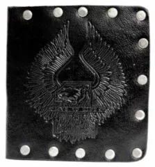 Echtleder Biker Geldbörse - Live To Ride