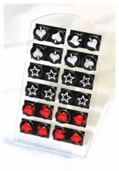 SOHR 004 - Ear Studs / Stars & Spades