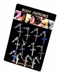 PIC 004 - Piercings Set / Crucifix