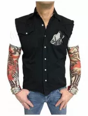 Worker Shirt Moonlight Wolf