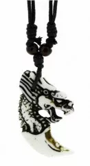 Necklace White Dragon