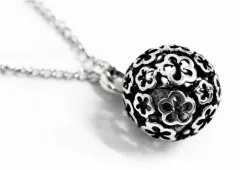 Gothic Necklace Jewelry Flower Orb