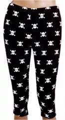 Leggings Skulls Black