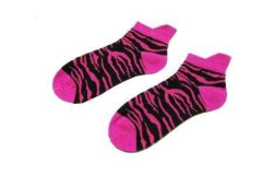 Sneakersocks - Pink Zebra
