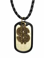 Cool dogtag with dollar sign
