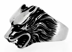 Esr 007 Steel Ring Set - Lion