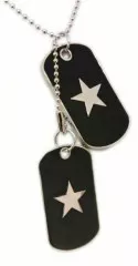 Dog Tag Black Star