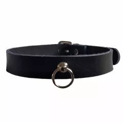 Uni & Ring 1.8 cm Leather Choker