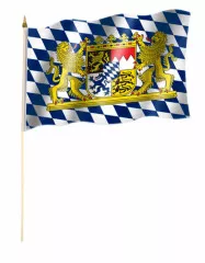 Bayern Löwe Stockfahnen