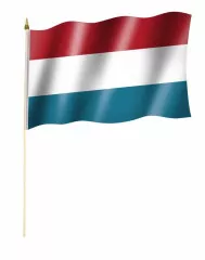 Luxembourg Hand Flag