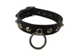 Leather Ankleband - Pointed Studs