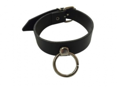 Leather Ankleband - With Ring