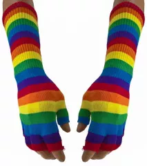 Gothic Arm sleeves with Rainbow Colors