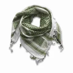 Tactical Shemagh Scarf White Army Green
