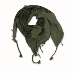 Shemagh Halstuch Graugrün Schwarz