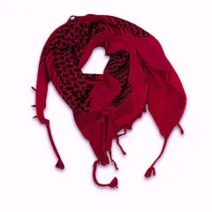 Shemagh Halstuch Rot Schwarz