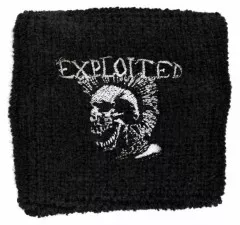 The Exploited Mohican Skull Merchandise Sweatband