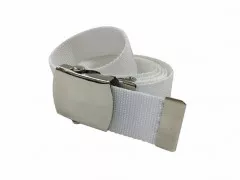 Canvas Belt White