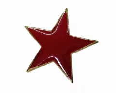 Pin Badge Red Star