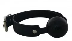 Schwarzer Fetisch Gummi Ballknebel