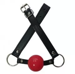 Roter Fetisch Gummi Ballknebel