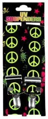 Black Suspenders Peace Signs