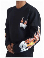 Sweatshirt Flame Dice
