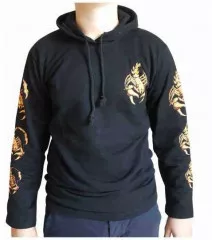 Hoodie in Black Scorpion