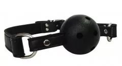 Schwarzer Fetisch Ballknebel