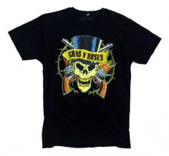 Guns'n'Roses Pirate Skull In The Ring T-Shirt