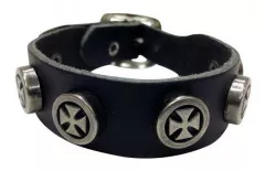 Wristband Iron Crosses
