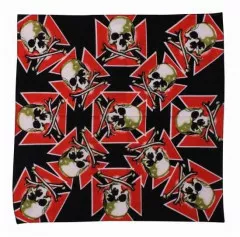 Bandana Head Wrap Scarf Cross & Skull