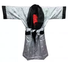 Silver colored Yukata Dressing Gown