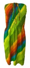 Regenbogen Strandkleid Boho