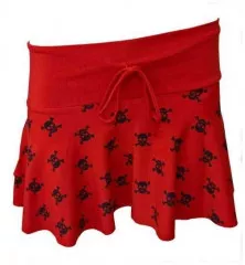 Rock Totenköpfe Rot