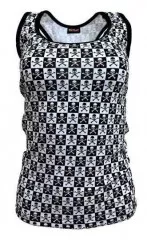 Girlie Top Skulls White