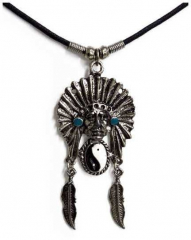 Halskette Indianer Yin Yang