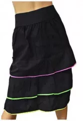 Black Tiered Skirt