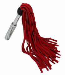 Suede Flogger Red with 45 Straps