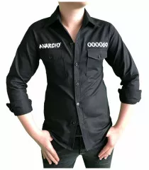 Gothic Hemd Anarchie Symbol