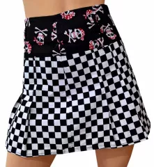 Pirate skulls mini skirt