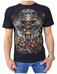 T-Shirt Rocker Skull (Glow in the Dark)