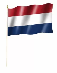 Netherlands Hand Flag