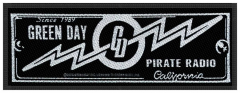 Aufnäher Green Day Pirate Radio Patch