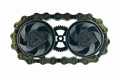 Belt Buckle Spinning Aces